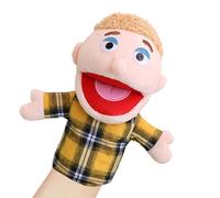 Marionetas de mano familiares - Muñeco de peluche para contar historias | Muñeca de rol interactiva, casa escolar con móvil para niñas y, emociones, felicidad, tristeza, , ira y