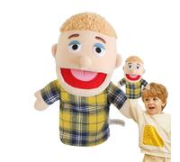 Marionetas de mano - Muñeca de peluche de abuelo, juguete de rol familiar, juego interactivo de muñecas para mamá y papá y hermana, muñecas para contar historias, accesorios de juego educativos