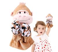 Marionetas de mano, muñecos de mano de animales de boxeo con sonidos y acción, juguete de peluche, papel educativo, narración de cuentos para cumpleaños