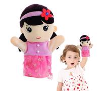 Marionetas de mano para adultos, Marionetas para niños | Lindas marionetas de mano familiares con boca que funciona,Muñeca divertida educativa interactiva para jugar y aprender, fomentar la creativida