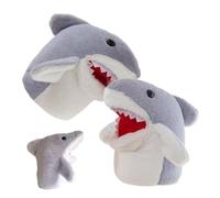 Marionetas de mano para | Juguete de papel suave realista | Marioneta de tiburón de peluche para cuentos, para casa, piscina, , escuela, sala juegos guardería