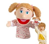 Marionetas de mano para niños - Juego de peluche de abuelo, familia para juegos de rol, colección de peluches | Juguetes de cuentos para niños, tiempo de juego interactivo, desarrollo de la imaginació