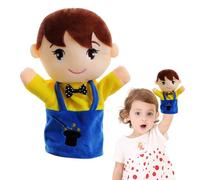 Marionetas de Mano para niños - Muñeca interactiva para espectáculos teatrales, Entrenador de Habilidades sociales con la en Funcionamiento, Tejido Multicolor Vibrante + Interior Acolchado