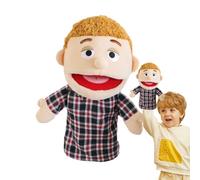 Marionetas de Mano - Peluche Abuelo | Marionetas De Mano: Felpa Familiar De Dibujos Animados con Guantes Y Muñecos De Abierta, Enseñanza En El Jardín De Infantes, Teatro Y Regalos