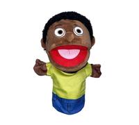 Marionetas De Peluche De Mano - Marionetas Para Familias De Personas De Color De Dibujos Animados, Abuelos De Ancha, Mamá, Papá | Flexible Movimiento Manos Títere Espectáculo Educativo Jugar