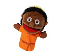 Marionetas de peluche familiares: juguetes de mano con personajes de dibujos animados, compañeros educativos para juegos de simulación | Colección de marionetas inspiradas en padres y abuelos, ayuda p
