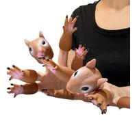 Marionetas Dedo Halloween 10 Piezas con Forma De Ardilla, Accesorios para | Juguetes De Títeres De Dedo para el Hogar, el Aula, las , la Guardería, los Viajes, la Escuela