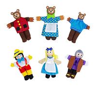 Marionetas del Dedo Bigjigs Juguetes Goldilocks