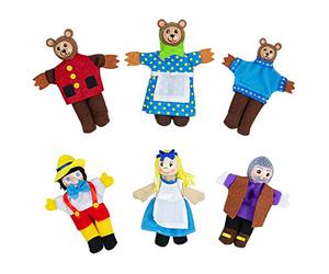 Marionetas del Dedo Bigjigs Juguetes Goldilocks
