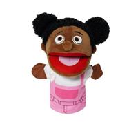 Marionetas Familiares para - Marionetas de Cuento de Dibujos Animados de Peluche | Muñecas de Peluche de Abierta, títeres Negras Mamá, Papá, Abuelos | Juguetes de Cuentos Divertidos