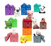 Marionetas Miniaturas para Dedos - Juguete de animales de granja lindos y miniaturas | Juguetes Educativos Títeres De Dedos | para Niñas Niños Cumpleaños Navidad Año Nuevo y Edad