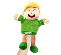 Marionetas para adultos - 30×20 cm | Peluche para muñecas Emociones | Marioneta suave para el aprendizaje de juegos de rol. Muñecas para la sala de juegos de la escuela en casa | Regalo educativo