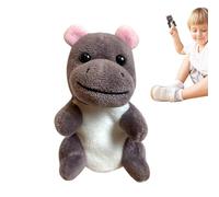 Marionetas para animales que cuentan historias - Marionetas de peluche de 9 cm para zoo, simpático tigre y amigos, juego de marionetas de dedo temáticas teatrales, suave accesorio para juego educativo