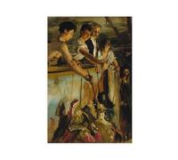Marionettes by John Singer Sargent - Póster de lienzo para decoración de dormitorio, paisaje deportivo, oficina, habitación, regalo, sin marco, 30,5 x 45,7 cm