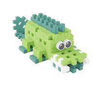 Marionex Mini Waffle Pocket Pets Cocodrilo, Bloques de 34 Piezas