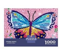 Mariposa 1000 Piezas Juegos Educativos Desafío Alta Dificultad Creatividad & Entrega de Regalo Bonito Rompecabezas Decoración Regalo Cumpleaños 52x38cm/1000piezas