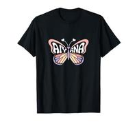 Mariposa Aiyana - Arte de Palabras con Nombre Personalizado Camiseta