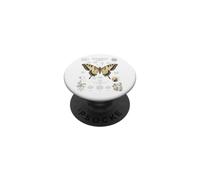 Mariposa Anatomía Vintage Campo Guía Diagrama Naturaleza Arte PopSockets PopGrip Adhesivo