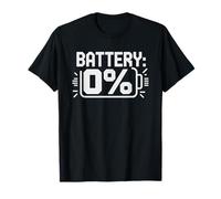 Mariposa Antisocial Batería Social Empty Depleted Battery Camiseta