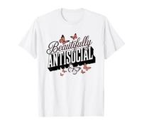 Mariposa Antisocial Beautiful Identity Hermosamente Camiseta