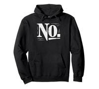 Mariposa Antisocial Single Word Refusal Humor No Thanks Sudadera con Capucha