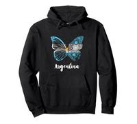 Mariposa Argentina Sol De Mayo Buenos Aires Bandera Argentina Sudadera con Capucha