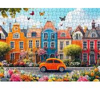 Mariposa auto Puzzle 2000 Piezas Adultos, Rompecabezas con Letras en la Parte Posterior - Piezas que Encajan Perfectamente, Reto de Concentración,Regalo para mujer y Decor Hogar, 99.5 x 70.5 cm w0-276