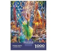 Mariposa Ballet Puzzles Desafío Juguetes 1000 Piezas Una Chica Bailando graciosamente Rompecabezas Juego EduGatoivo para Adultos Y Niños A Partir De 12 Años 38x26cm/1000pcs