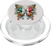 Mariposa Bandera Mexicana Flores Mexico Mexicana Chicana Chicas PopSockets PopGrip para MagSafe