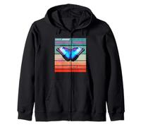 Mariposa Belleza e Insecto Frágil Amantes de Las Mariposas Sudadera con Capucha