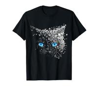 Mariposa British Shorthair Cat Blue Eyes Graphic Camiseta