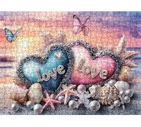 Mariposa caparazón Puzzle 6000 Piezas Adultos, Rompecabezas con Letras en la Parte Posterior - Piezas Que Encajan Perfectamente, Reto de Concentración, Regalo para Mujer, 179.5 x 105.5 cm w0-270