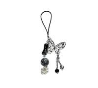 (Mariposa) Colgante acrílico de mariposa estilo chino para teléfono móvil, ideal para manualidades,