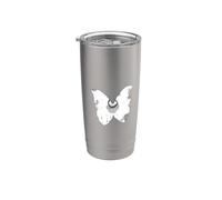 Mariposa con Ruth Bader Ginsburg Collar RBG Vaso térmico de acero inoxidable de doble pared