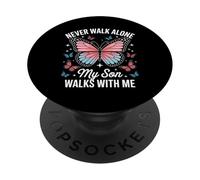 Mariposa Conmemorativa del Hijo de Las Madres en PopSockets PopGrip Adhesivo