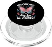 Mariposa Conmemorativa del Hijo de Las Madres en PopSockets PopGrip para MagSafe