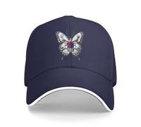 Mariposa Corea del Sur Bandera De Corea del Sur Hombre Mujer Gorra Visera Anti-UV Al Aire Libre Cap Protection Informal Sombrero For Senderismo Correr Tenis