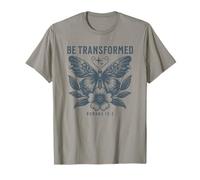 Mariposa cristiana ser transformada Romanos 12:2 Camiseta