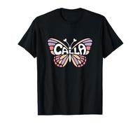 Mariposa de Cala - Personalizado Lindo Nombre Palabra Arte Camiseta
