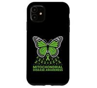 Mariposa de Cinta de concientización sobre Enfermedades mitocondriales Carcasa para iPhone 11