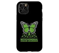 Mariposa de Cinta de concientización sobre Enfermedades mitocondriales Carcasa para iPhone 11 Pro