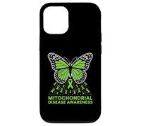 Mariposa de Cinta de concientización sobre Enfermedades mitocondriales Carcasa para iPhone 12/12 Pro