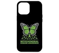 Mariposa de Cinta de concientización sobre Enfermedades mitocondriales Carcasa para iPhone 12 Pro MAX