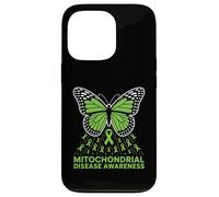 Mariposa de Cinta de concientización sobre Enfermedades mitocondriales Carcasa para iPhone 13 Pro
