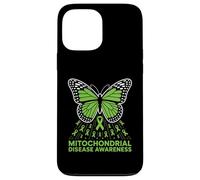 Mariposa de Cinta de concientización sobre Enfermedades mitocondriales Carcasa para iPhone 13 Pro MAX