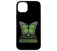 Mariposa de Cinta de concientización sobre Enfermedades mitocondriales Carcasa para iPhone 14 Plus