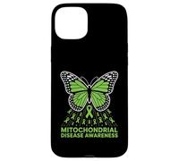 Mariposa de Cinta de concientización sobre Enfermedades mitocondriales Carcasa para iPhone 15 Plus