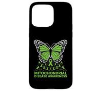 Mariposa de Cinta de concientización sobre Enfermedades mitocondriales Carcasa para iPhone 15 Pro MAX