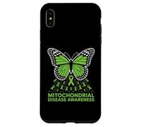 Mariposa de Cinta de concientización sobre Enfermedades mitocondriales Carcasa para iPhone XS MAX