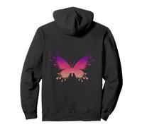 Mariposa de Colores Sudadera con Capucha